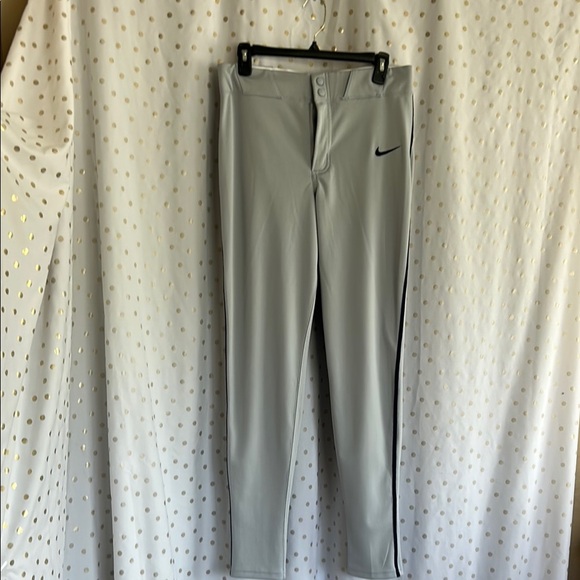 Bundle of 2 Nike White and gray baseball Pants with Black Accents - Picture 2 of 16